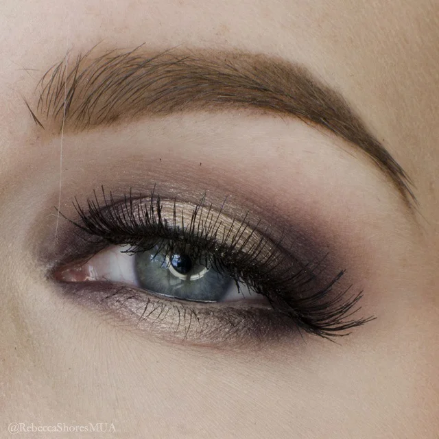 Champagne and Purple Halo Eyeshadow Tutorial