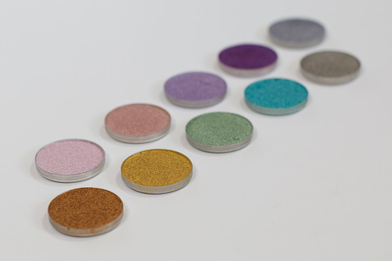 Makeup Geek Foiled Shadows Expansion Set Swatches