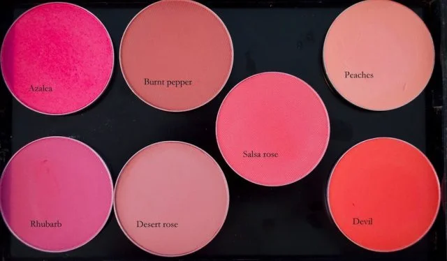 mac burnt pepper blush