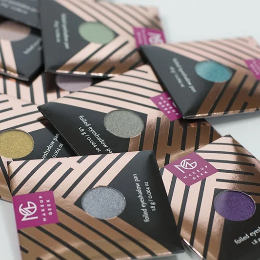 Makeup Geek Foiled Shadows Expansion Set Swatches