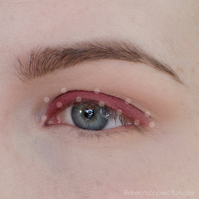 Burgundy and Gold Eyeshadow Tutorial