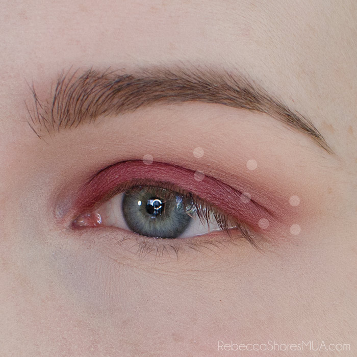 Burgundy and Gold Eyeshadow Tutorial
