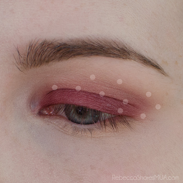 Burgundy and Gold Eyeshadow Tutorial