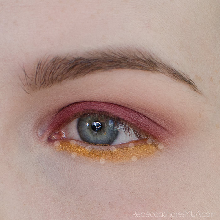 Burgundy and Gold Eyeshadow Tutorial