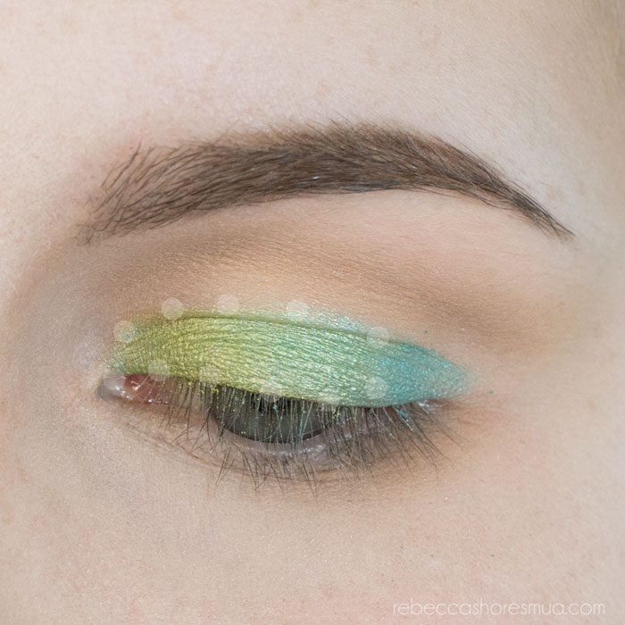 Green and Blue Saucebox Batalash Palette Tutorial