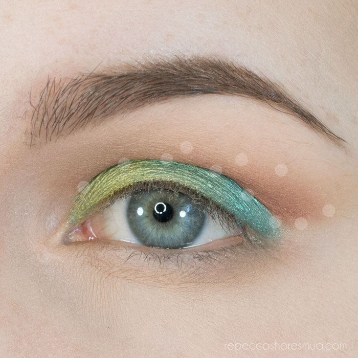 Green and Blue Saucebox Batalash Palette Tutorial