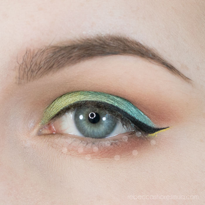 Green and Blue Saucebox Batalash Palette Tutorial
