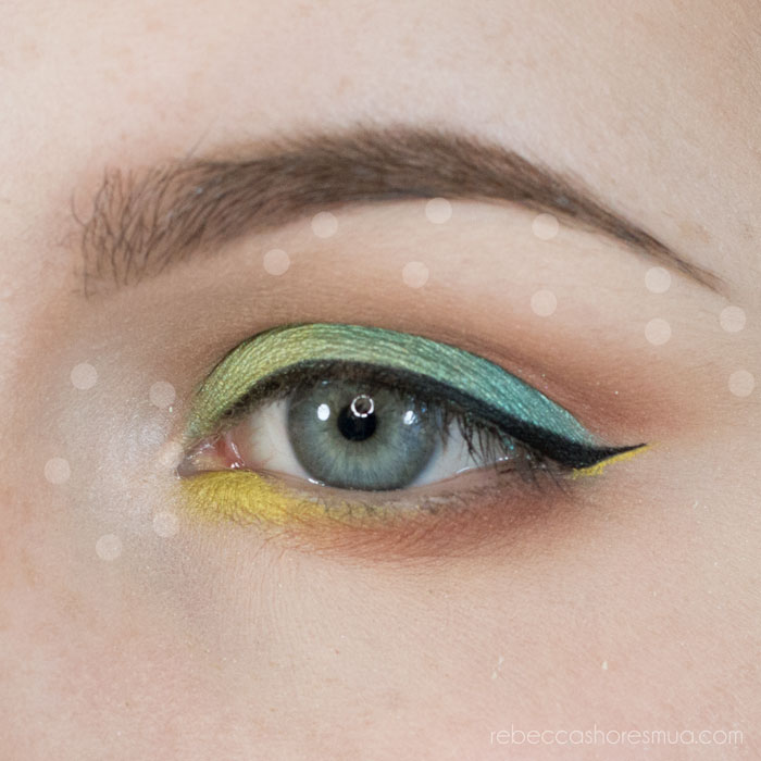 Green and Blue Saucebox Batalash Palette Tutorial
