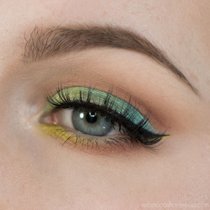 Green and Blue Saucebox Batalash Palette Tutorial