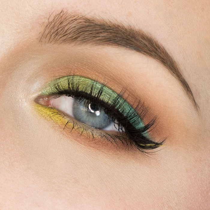 Green and Blue Saucebox Batalash Palette Tutorial