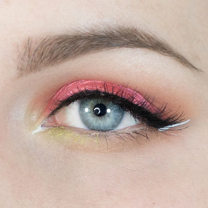 Coral and Lime Green with Strobe Cosmetics Tutorial