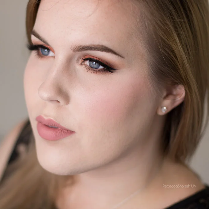 Warm, Copper Eyeshadow using the Batalash Palette Look