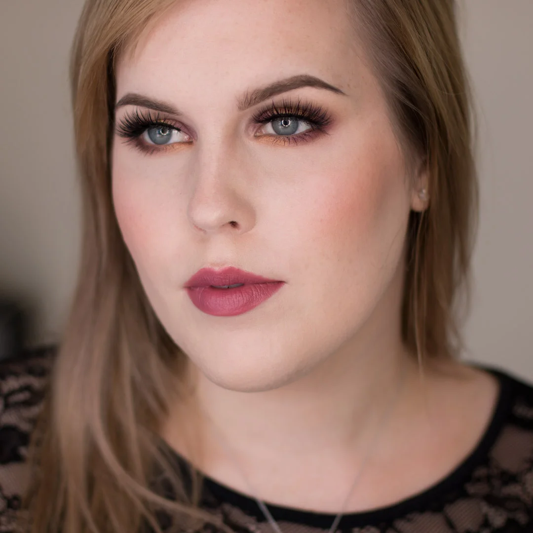 Purple, Burgundy and Gold Spotlight Eyeshadow Tutorial 