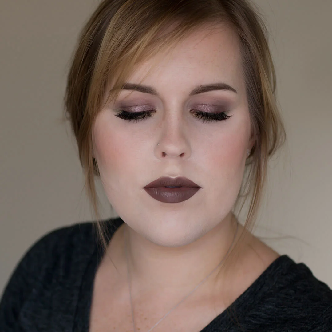 Taupe and Green Eye Makeup Look