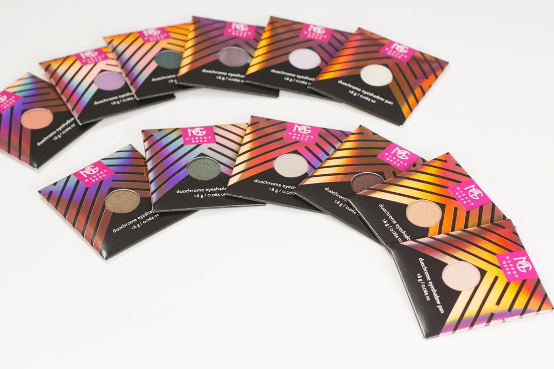 Makeup Geek Duochrome Eyeshadow Swatches