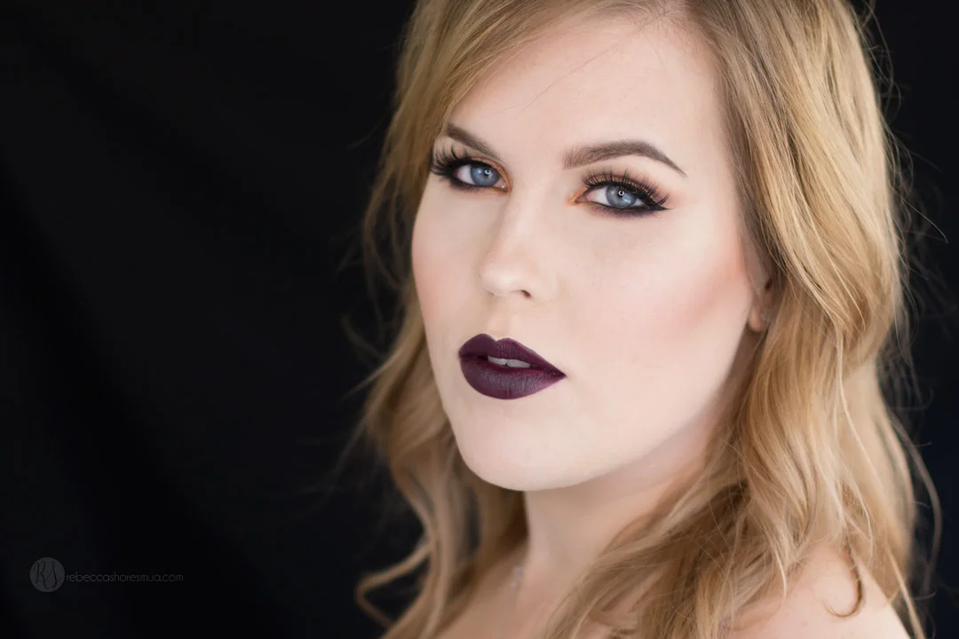 Purple and Gold Eyeshadow Fall Makeup Tutorial