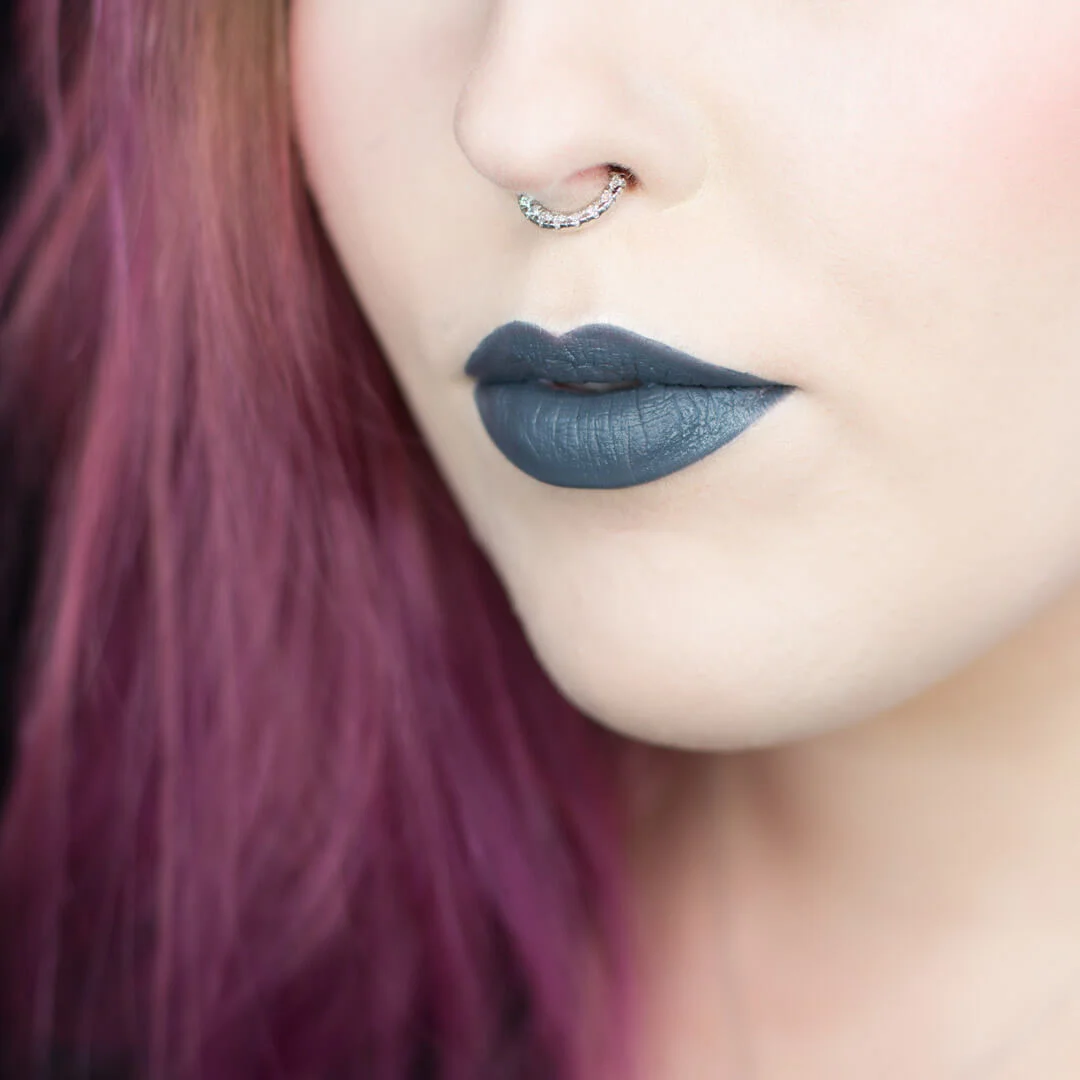 Hot Pink Glitter and Stone Fox Lips Makeup Look