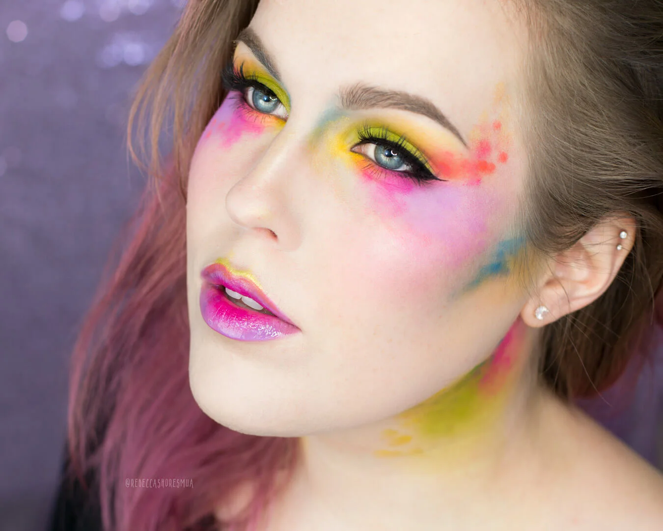 Colorful Look with the Melt Radioactive Stack