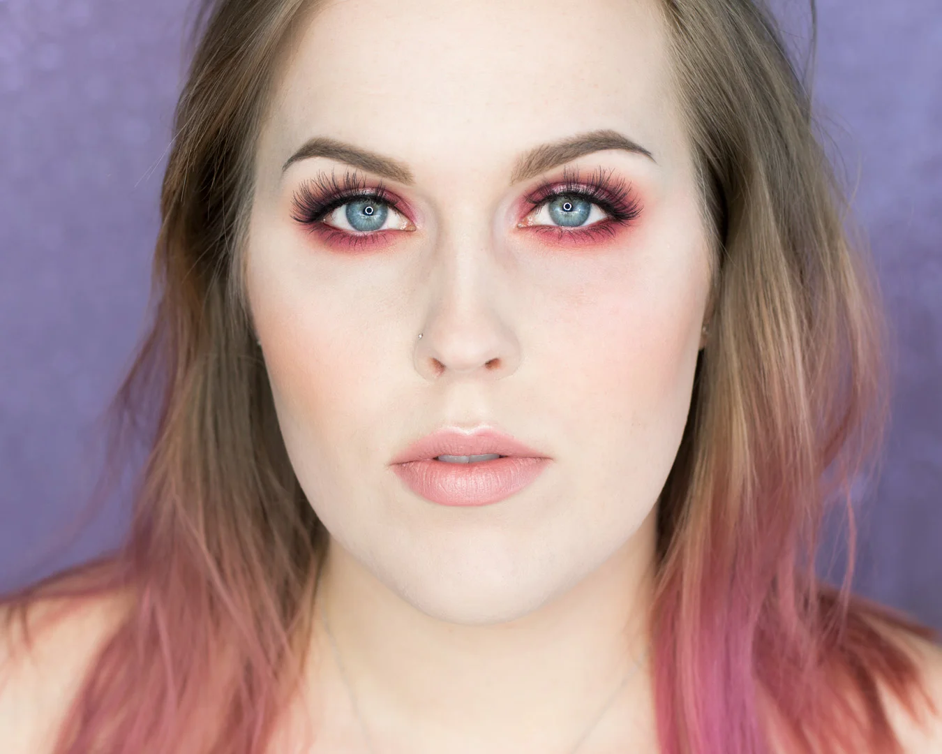 Red Smoky Eyeshadow Tutorial using the Manny MUA Makeup Geek Palette