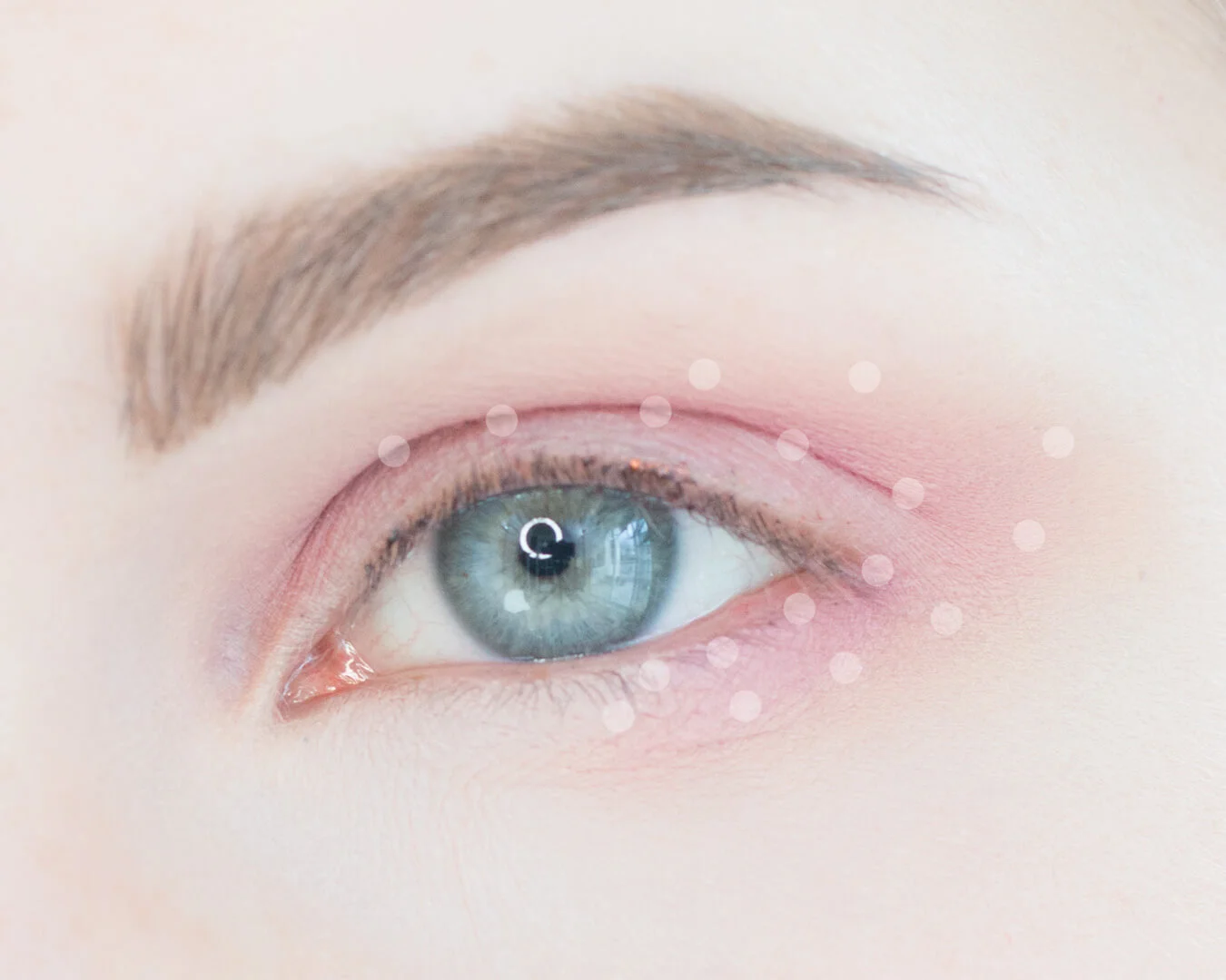 Petal Pink and Minty Greens Makeup Tutorial Step 2