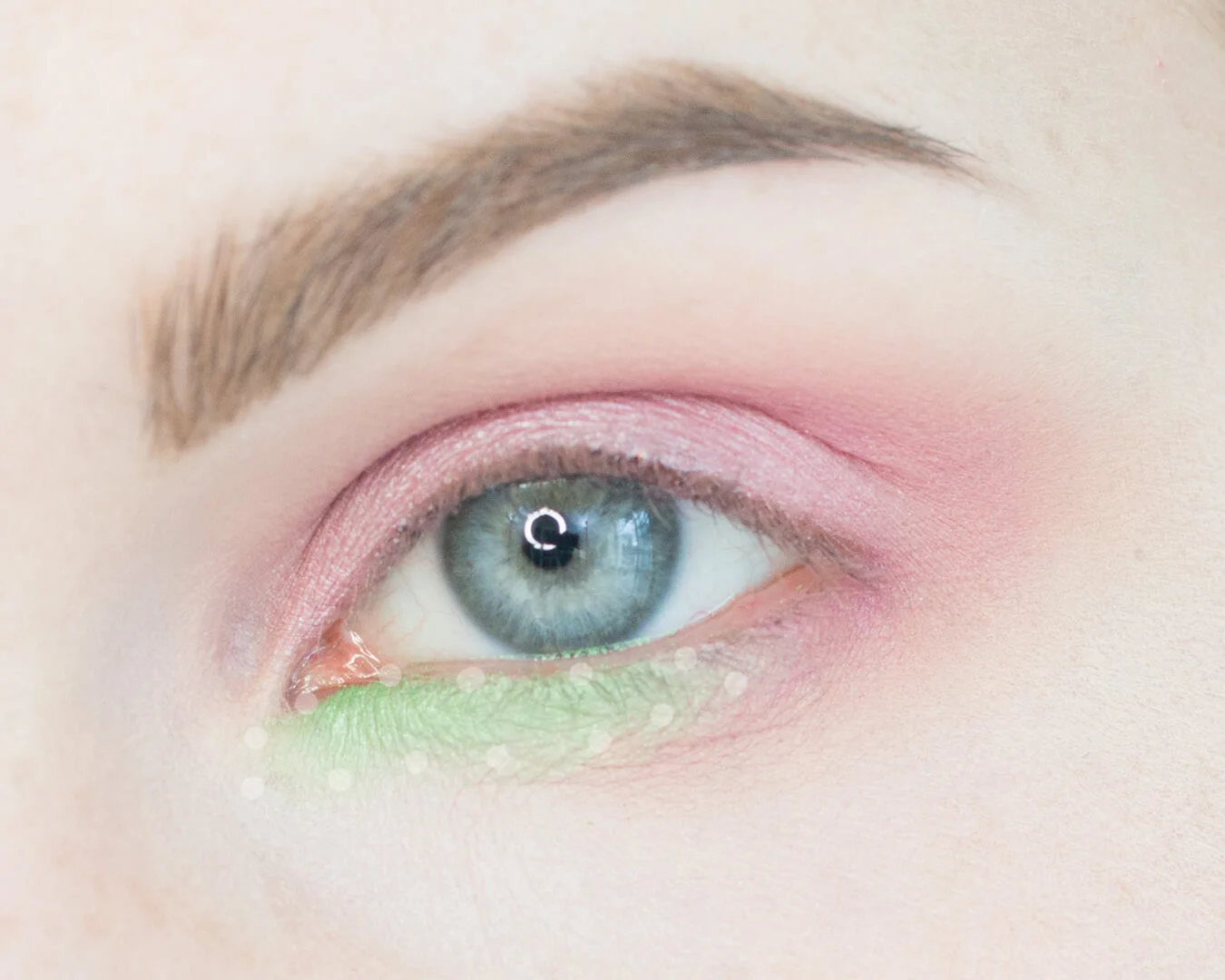 Petal Pink and Minty Greens Makeup Tutorial Step 4