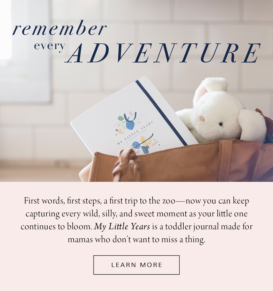 Email copy for a Baby Boy Bakery's toddler journal —a follow-up companion to the popular baby journal.