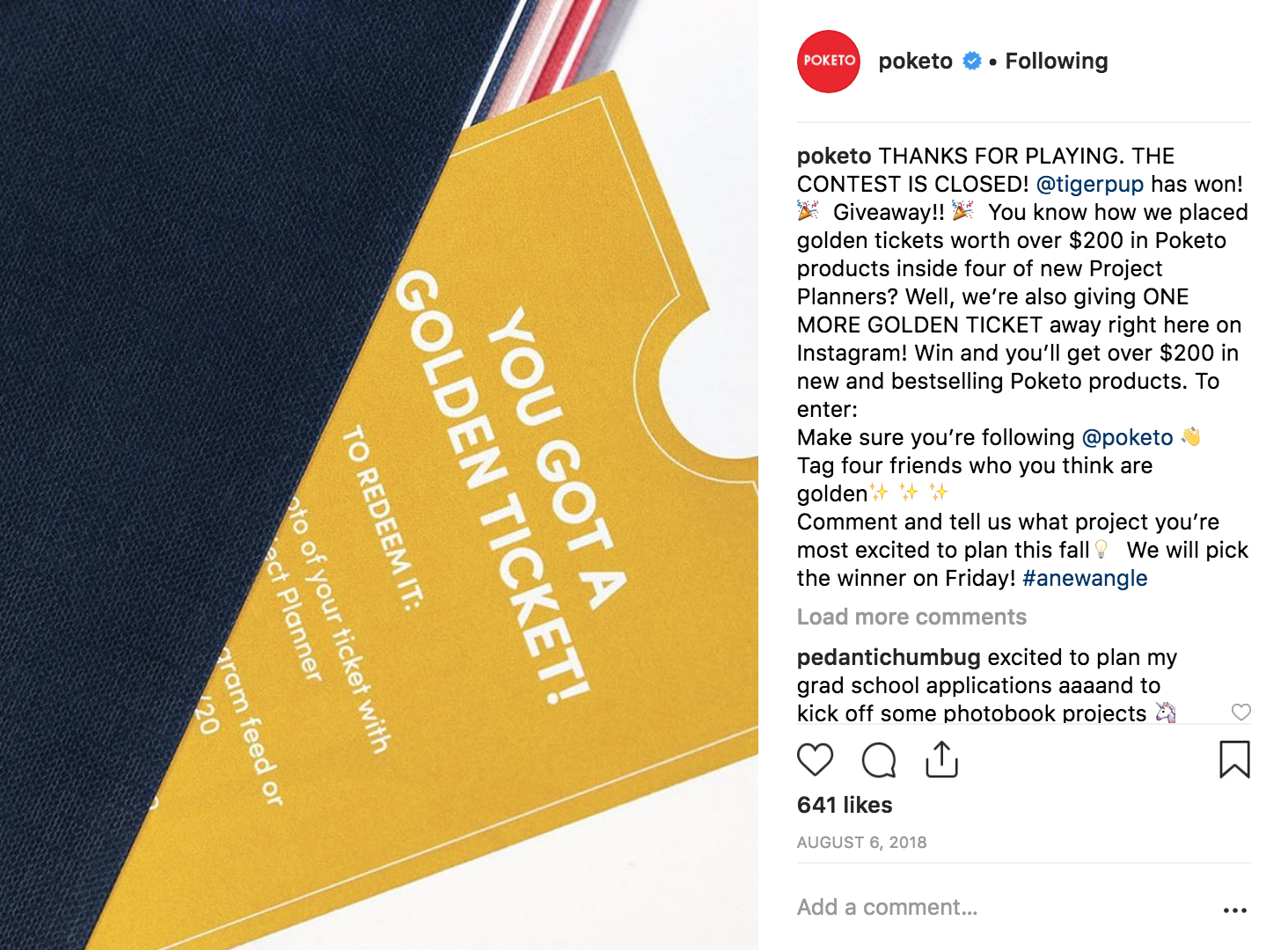 I created assets for innovative launch giveaways on social media, as well as accompanying posts.