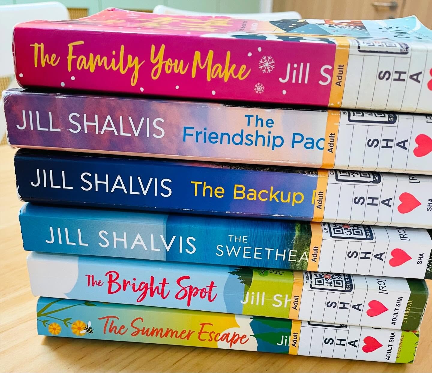 It was a lucky day at the library, when I was able to borrow six books at once from one of my all-time favourites @jillshalvis . I have been reading her for so many years and have always looked out for her books. I am a huge fan of her writing style,
