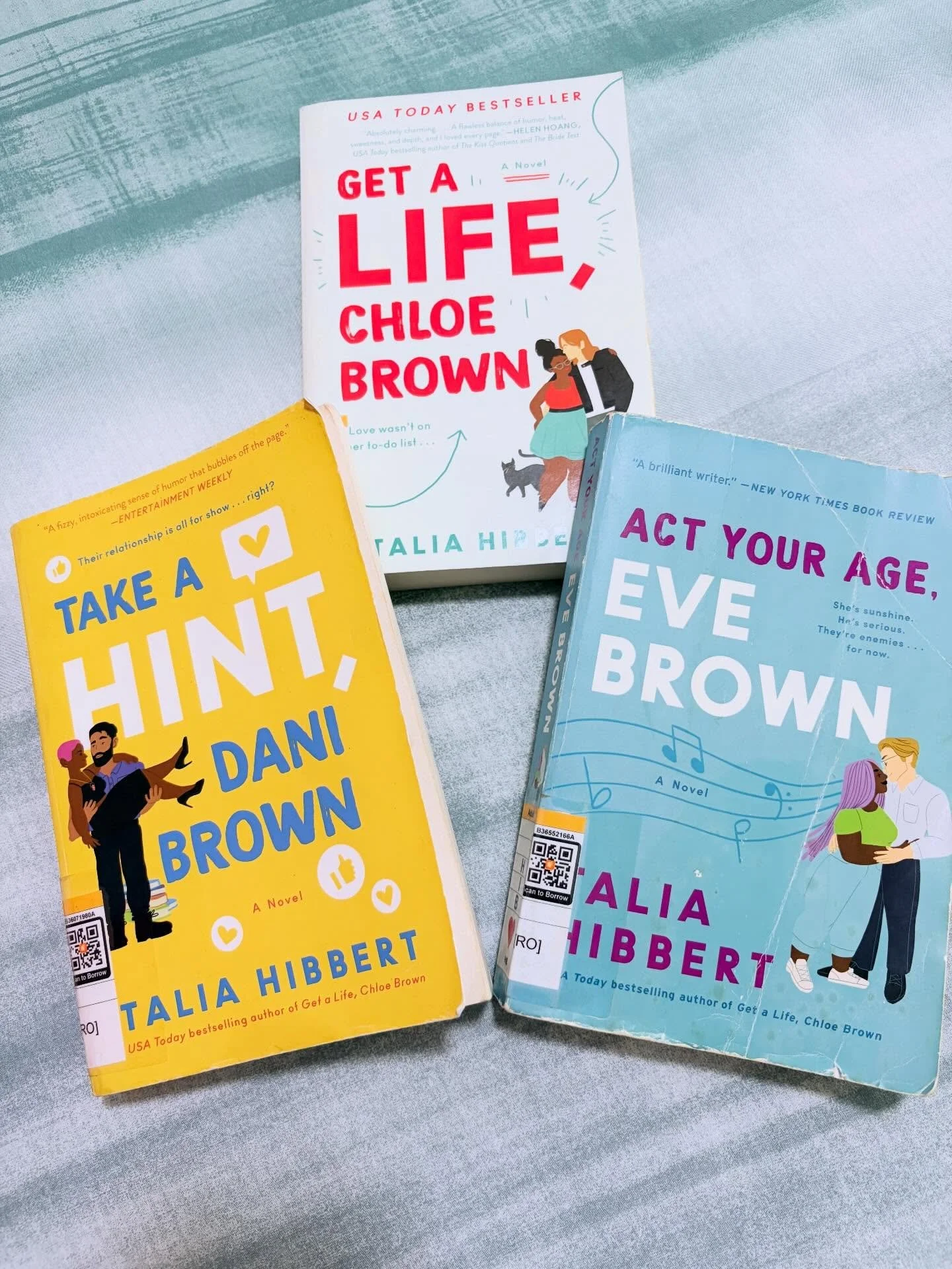 I love it when I am able to find all the books in a series together and discovering the Brown sisters as written by @taliahibbert has been a highlight of the year so far for me. The books all felt truly inclusive and gave me insight into different tr