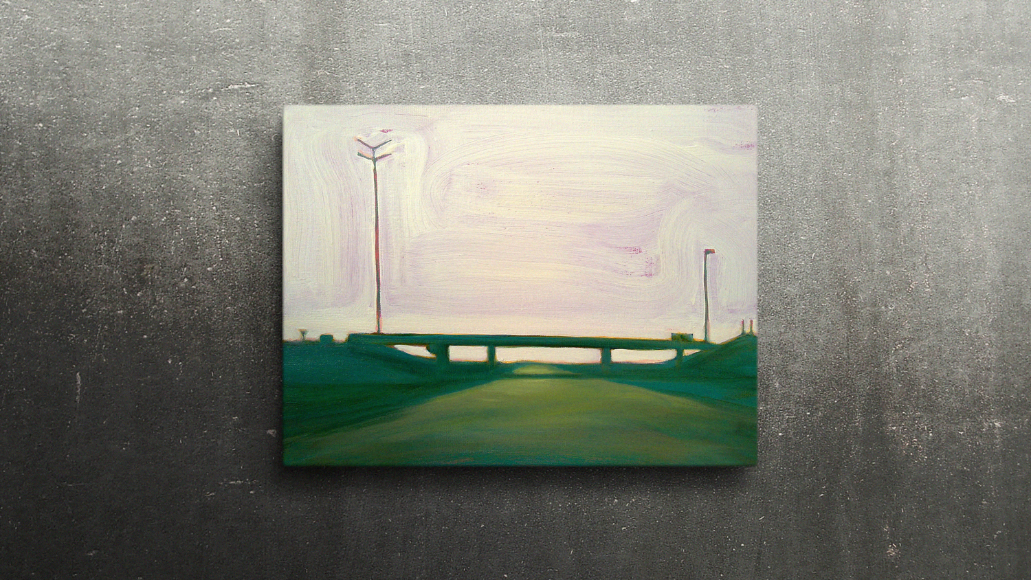 R2 LIEFKENSHOEK TUNNEL 40 X 30cm Oil on canvas