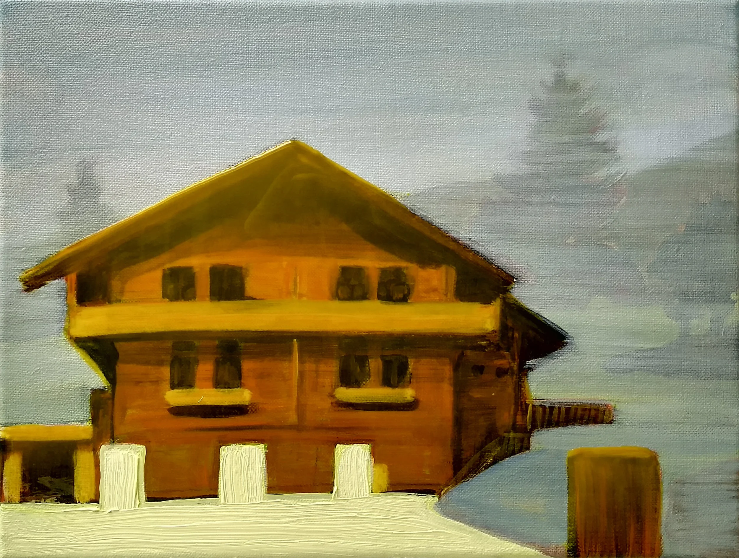 MORGINS 30 x 40 cm acrylic, epoxy and oil on canvas