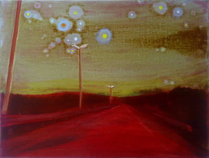 EUROPAWEG MAASVLAKTE 30 X 40 cm Oil on canvas Sold