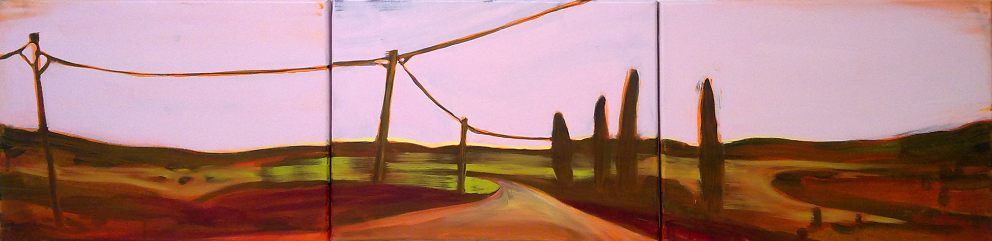 D57-FR 30 X 120 cm Oil on canvas
