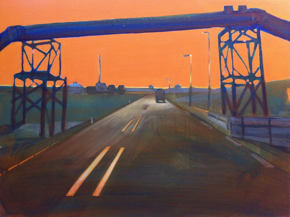 EUROPAWEG MAASVLAKTE 60 X 80 cm Oil on canvas