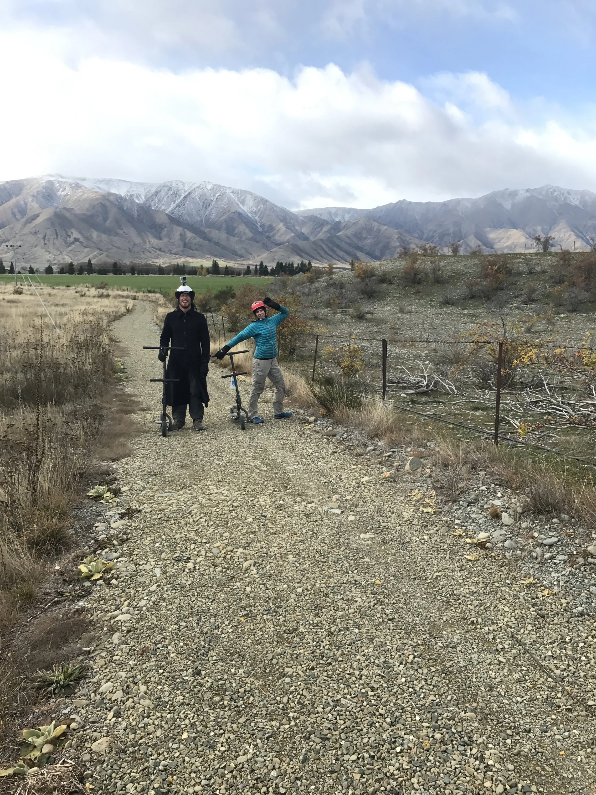 Scooting near Omarama NZ