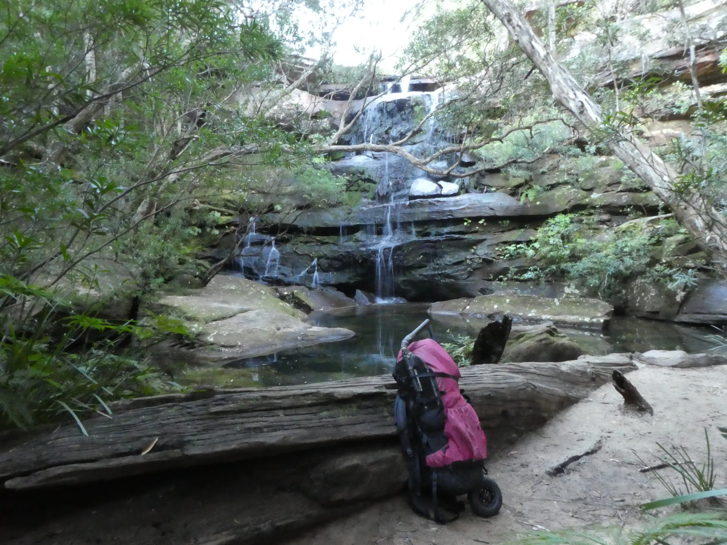 Kariong Brook Falls for a rest