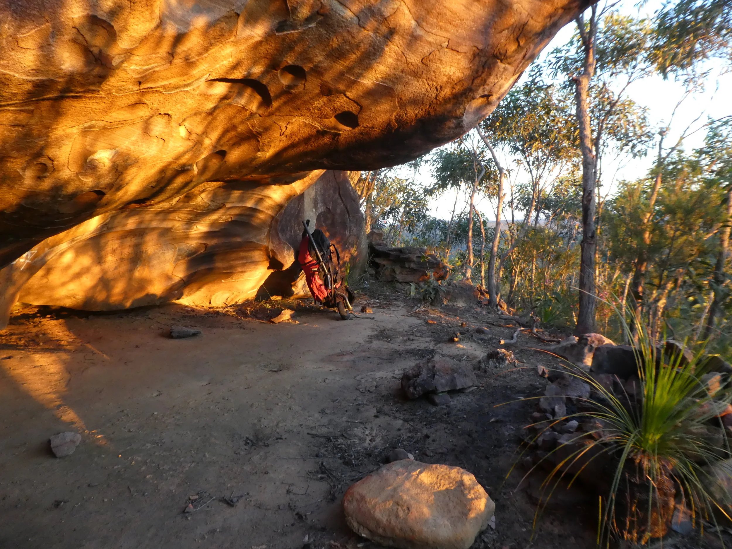 Setting in to camp