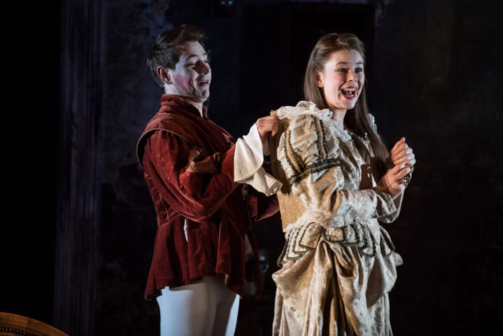 Samuel Townsend as Romeo and Kate Dobson as Sybil