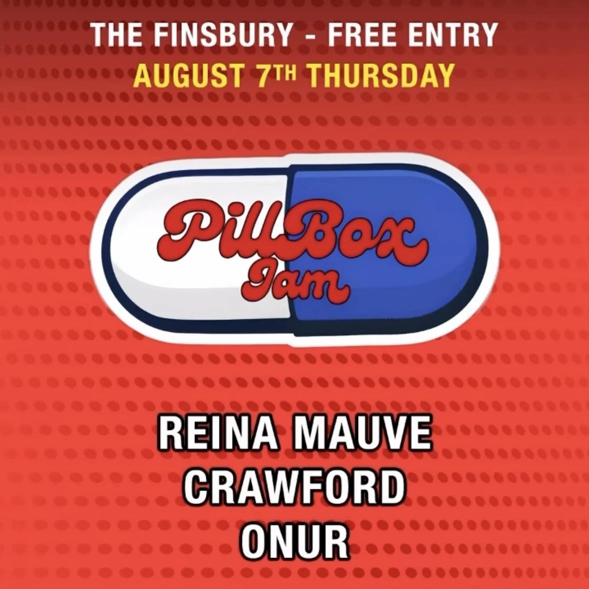 London Music Showcase: Pillbox Jam + Guests