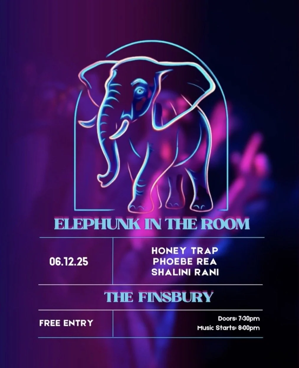 Elephunk in the Room: Honey Trap + Guests