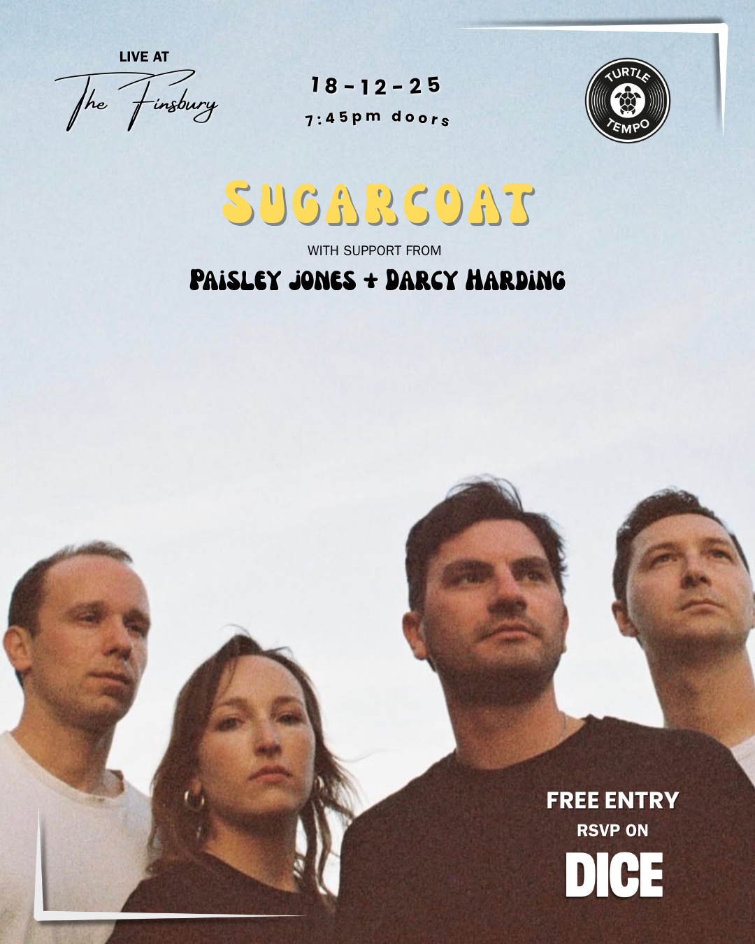 Turtle Tempo: Sugarcoat + Guests