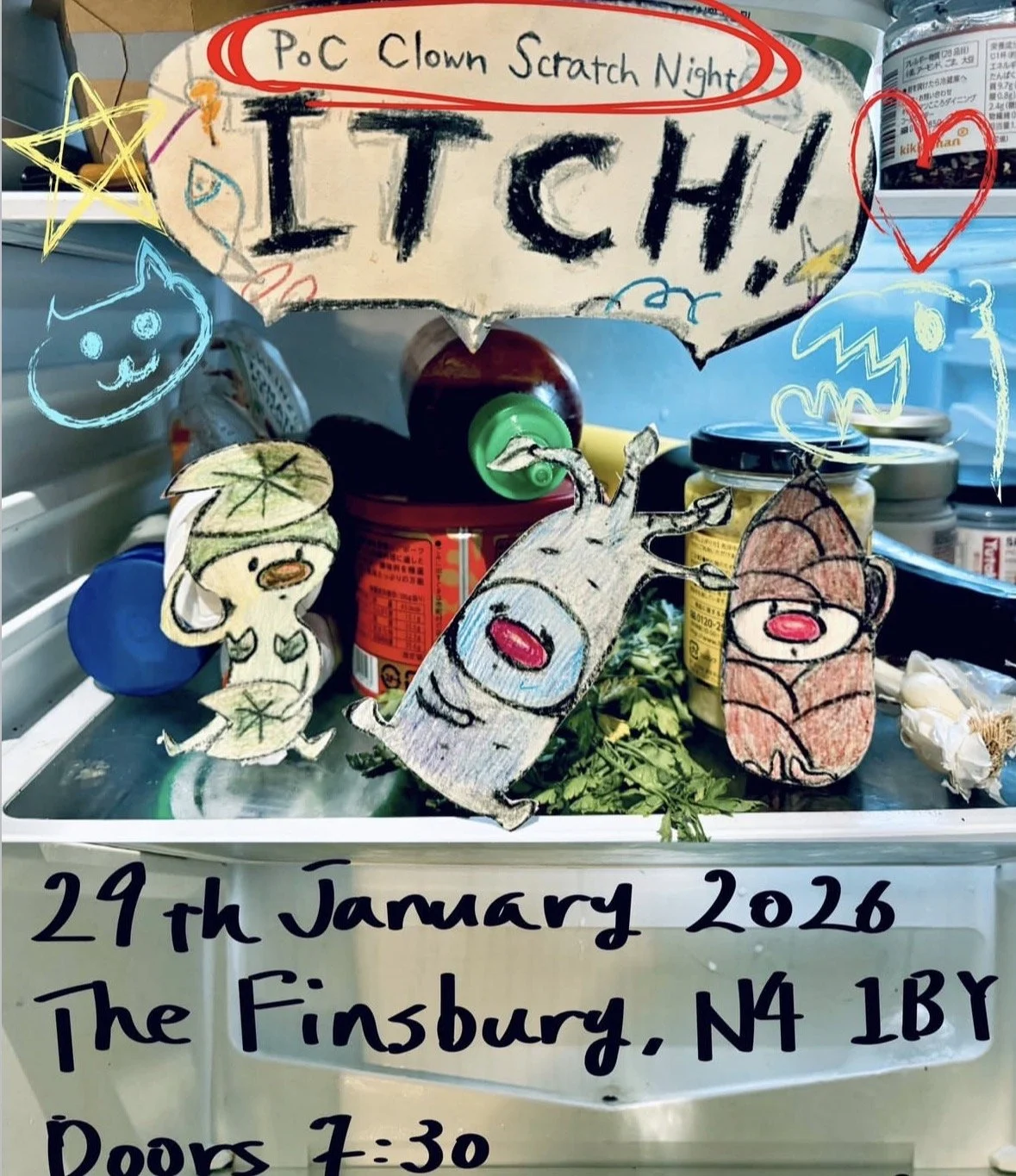 London's first Clown Scratch Night for PoC