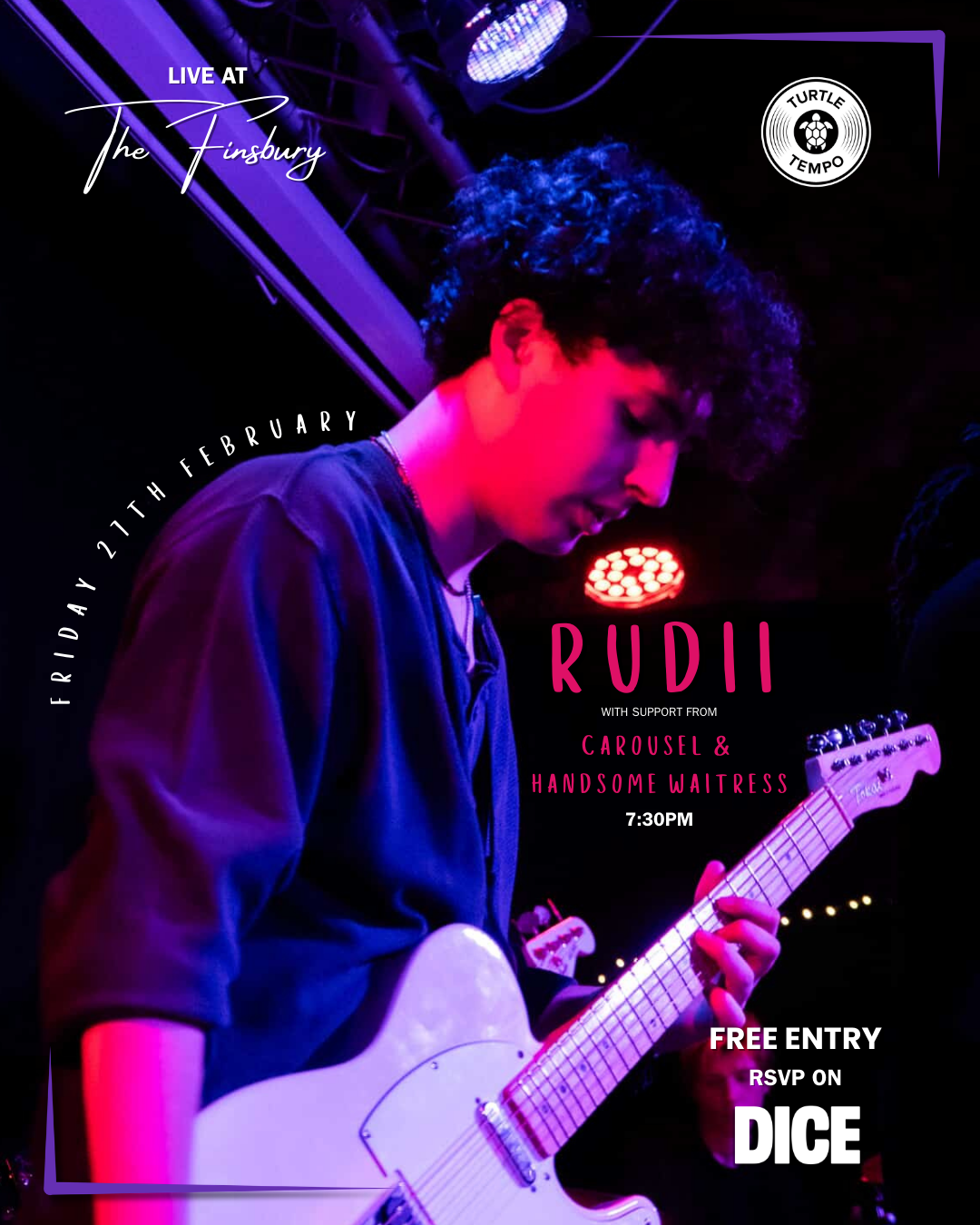 Turtle Tempo: Rudii, Carousel &amp; Handsome Waitress