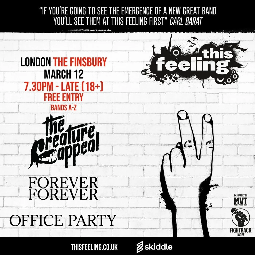 This Feeling: Office Party, The Creature Approval &amp; Forever Forever. 