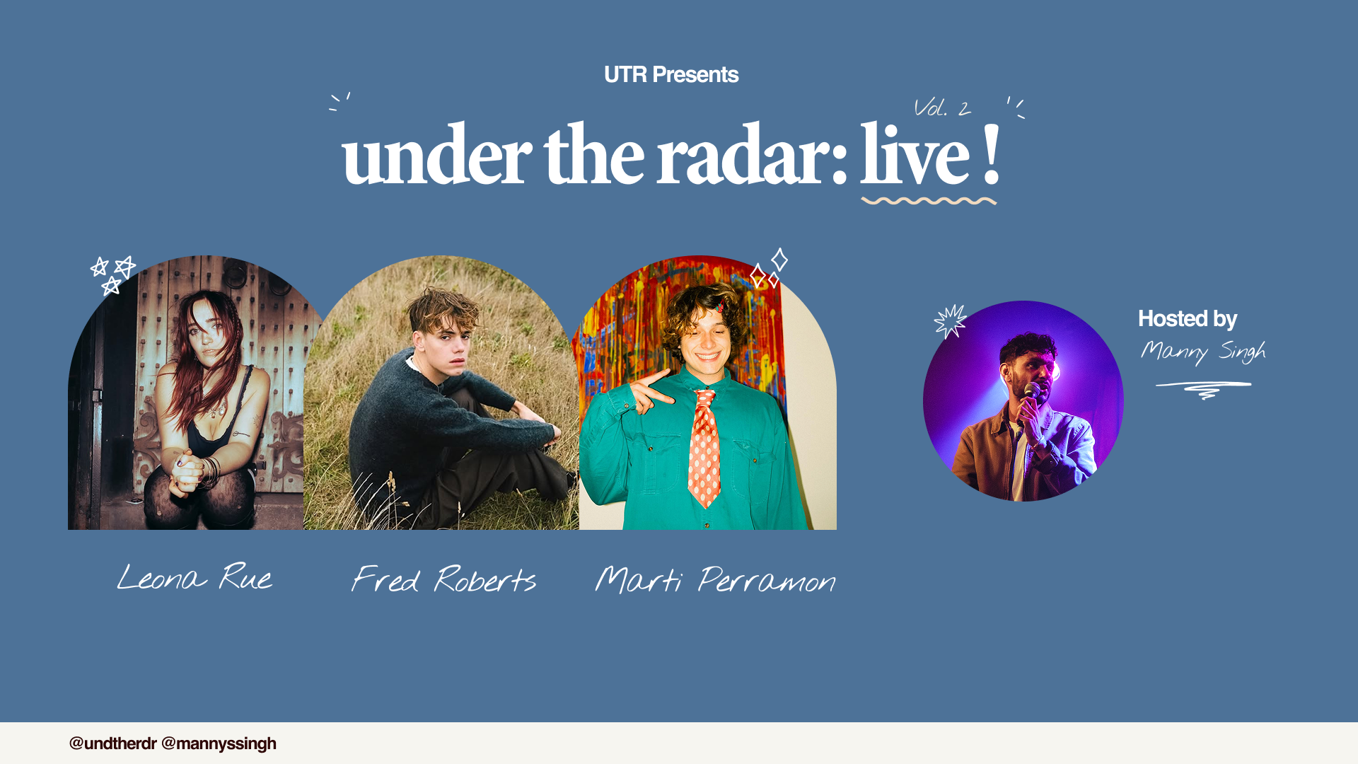 Under The Radar: Live Vol 3 - Leona Rue, Fred Roberts, Marti Perraman