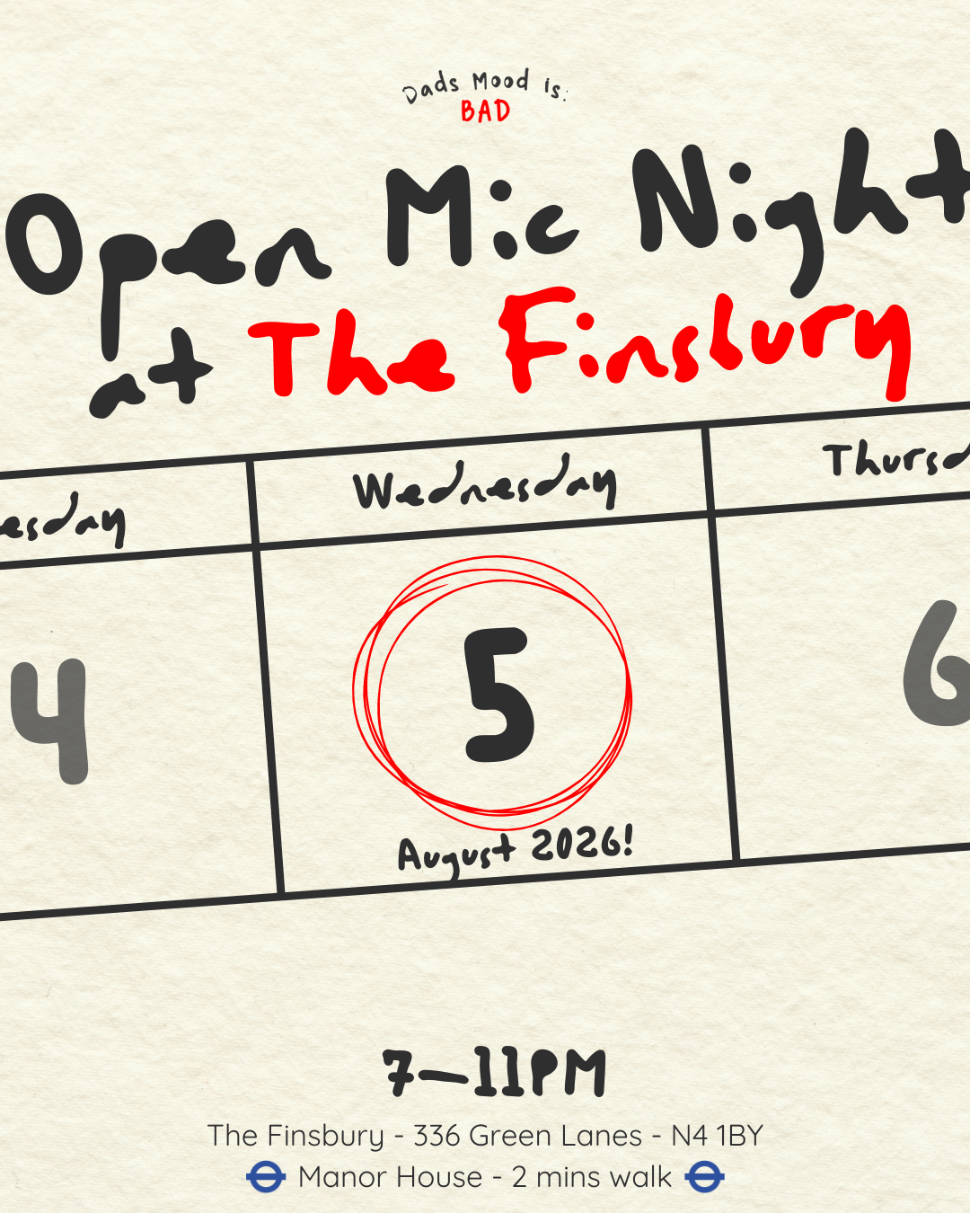 Dad’s Mood is Bad: Open Mic Night   (Copy)