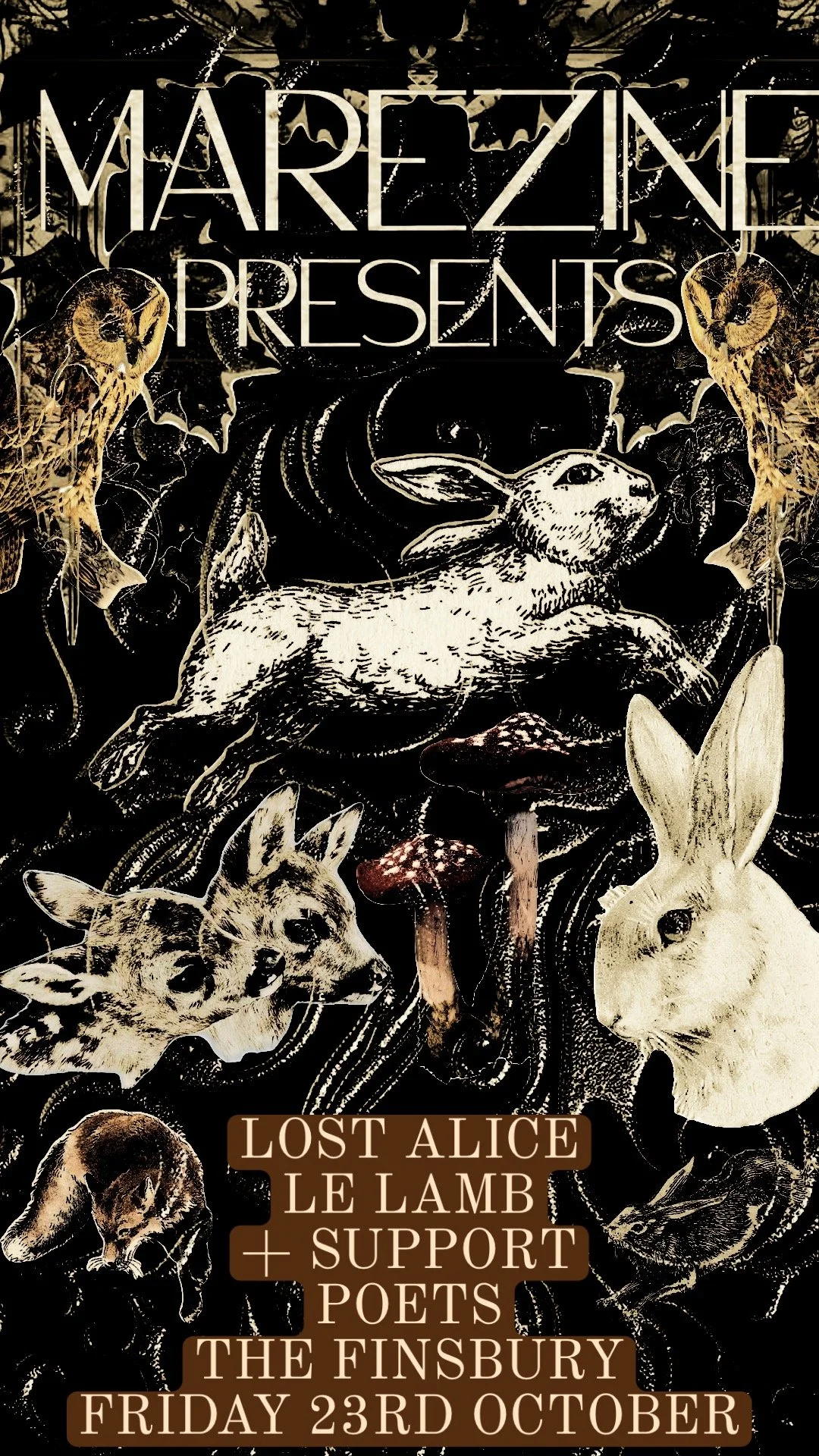 MAREZINE: Lost Alice, Le Lamb + Support Poets