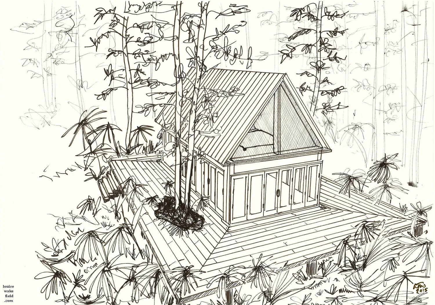 river cabin, Laos (2015)