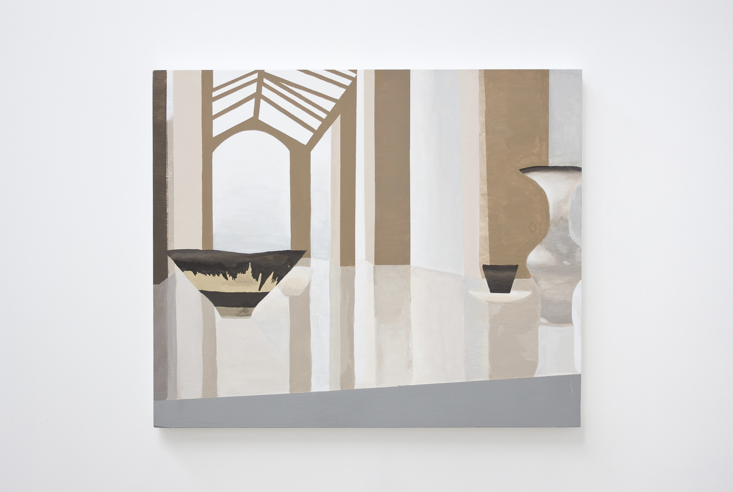Beyond Product , 2016, gouache painting on board, 50 x 60cm.