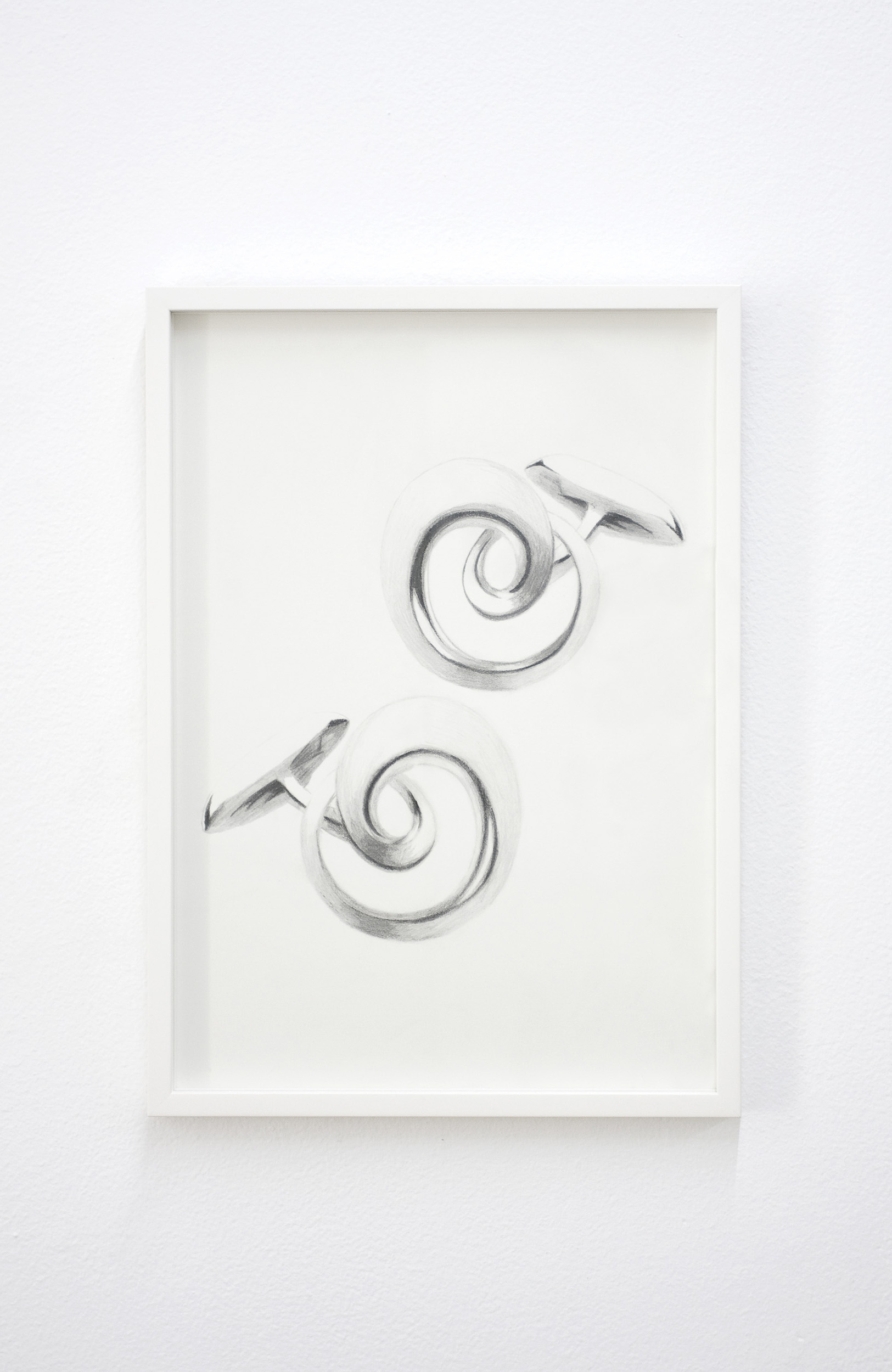 The socialisation of luxuries , 2016, framed pencil drawing on Arches paper, 29.7 x 42cm.